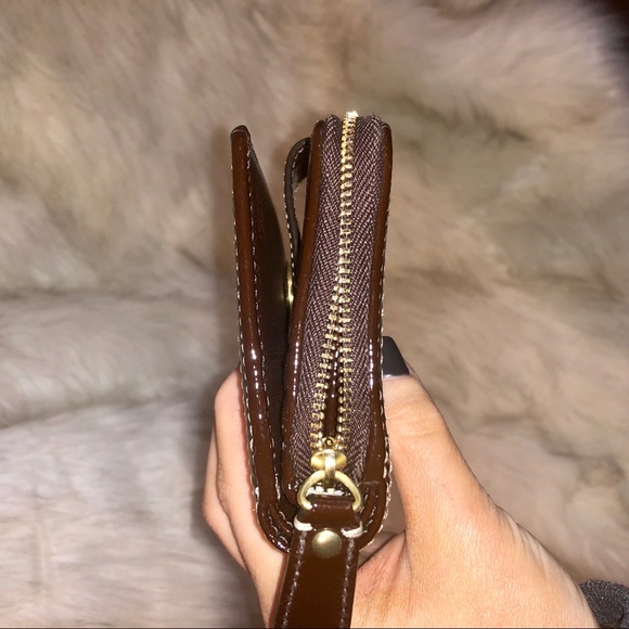 COACH Monogram Brown Leather Wallet, NWOT - Picture 6 of 6